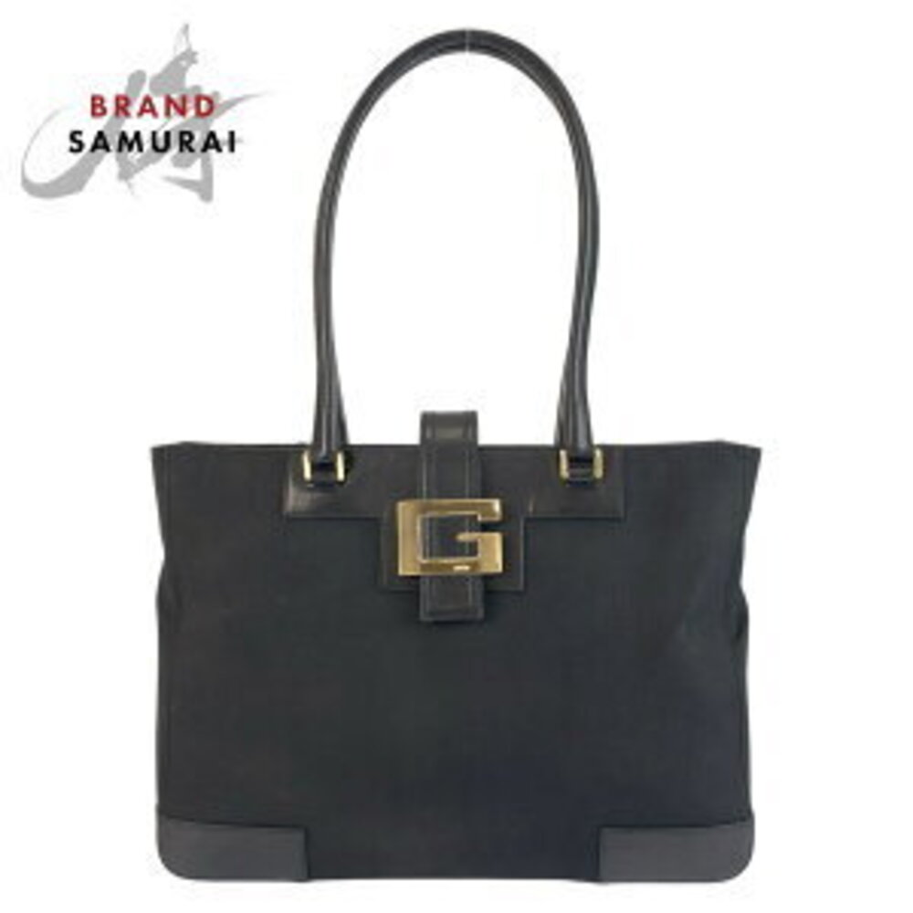 Gucci GG tote logo bag leather canvas black - Picture 2 of 10